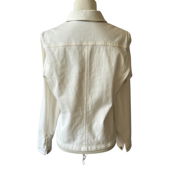 J MCLAUGHLIN COLBY JEANS JACKET BOXY CHIC PREPPY CASUAL CLASSIC TIMELESS NWOT S - Picture 8 of 12